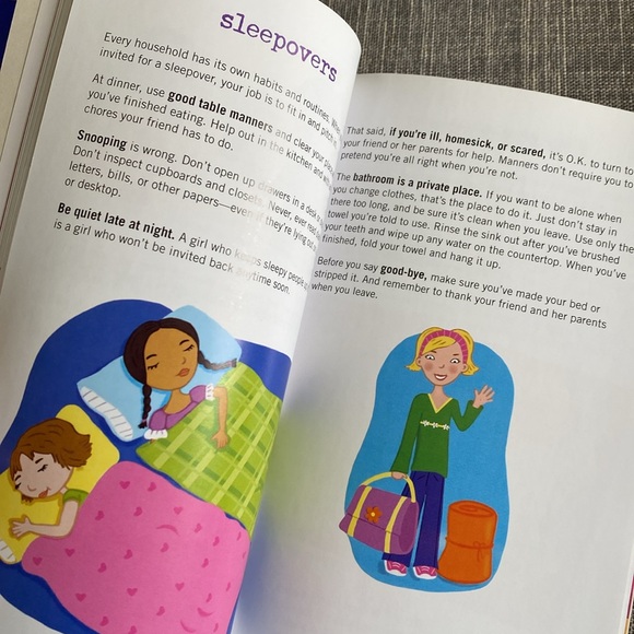 American Girl Slumber Party 1997 And Guide to Manners 2005 Book Lot. - Picture 8 of 10